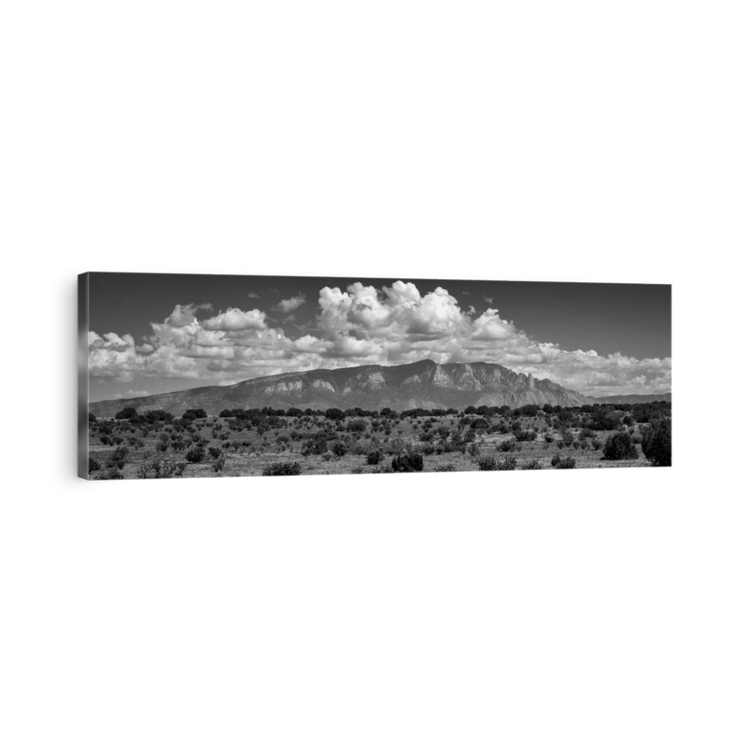 Panorama of Sandia Mountains in Albuquerque, New Mexico